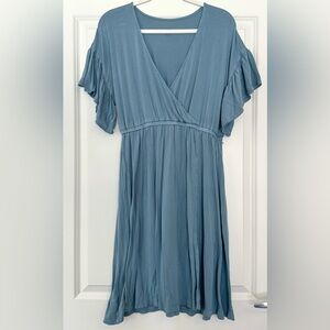 LOFT Blue Beach Dress